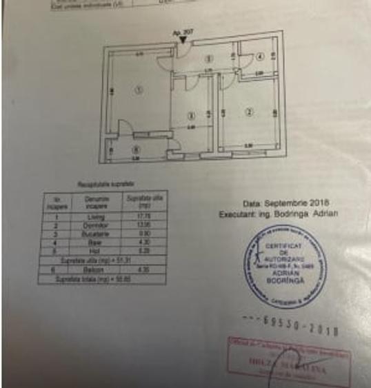 Apartament cu 2 camere decomandat, mobilat în Lujerului