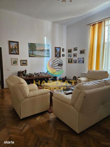 Apartament cu 6 camere, mobilat în Victoriei