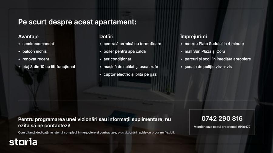 Apartament 2 Camere | Complet Mobilat | Metrou Piata Sudului - 4