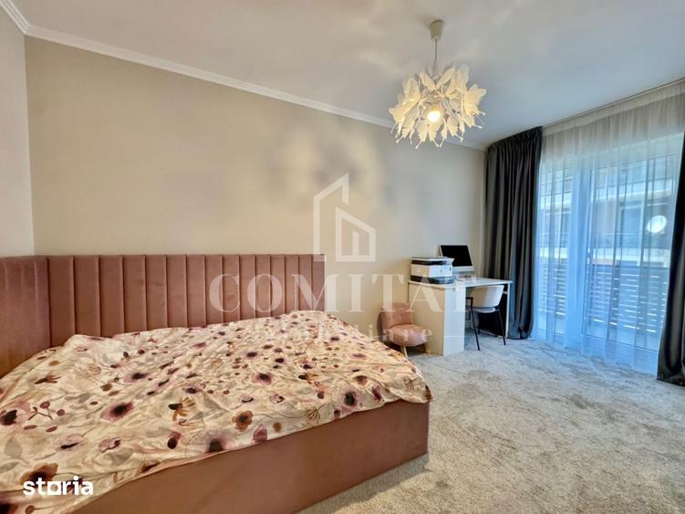 Apartament cu 4 camere semidecomandat, mobilat în Borhanci
