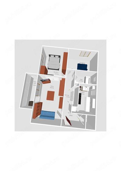 Apartament cu 3 camere decomandat în Dâmbu Pietros