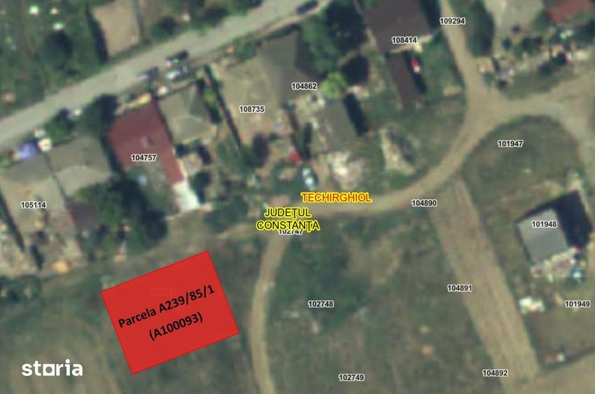 Teren intravilan de vanzare in Techirghiol - 500 m.p. - 2