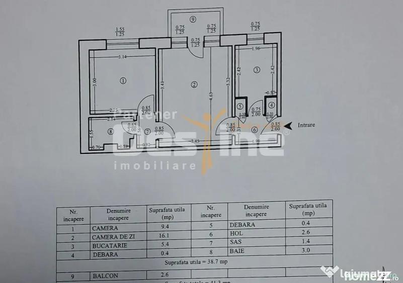 Apartament cu 2 camere semidecomandat în Mircea cel Bătrân