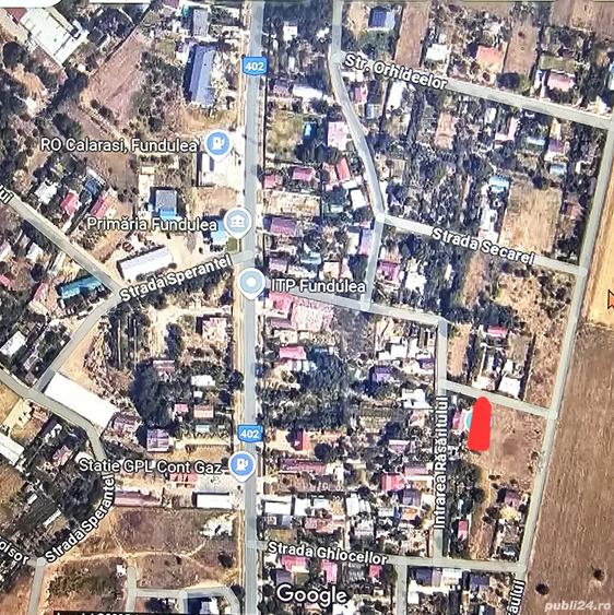 Teren de 1000 mp, în Central