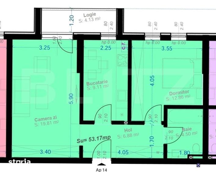 Apartament cu 2 camere decomandat în Aradului — fotografia 1