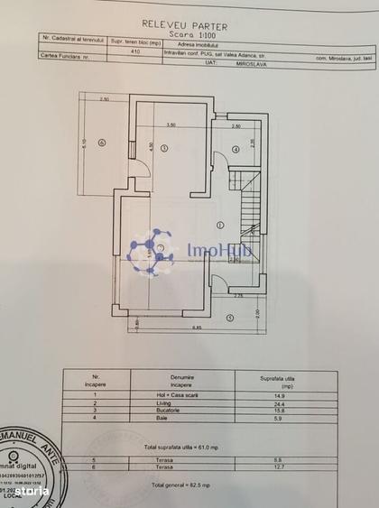 Casă cu 4 camere în Miroslava