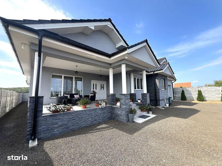 Casă cu 4 camere cu Teren 1500 Mp în Halmeu