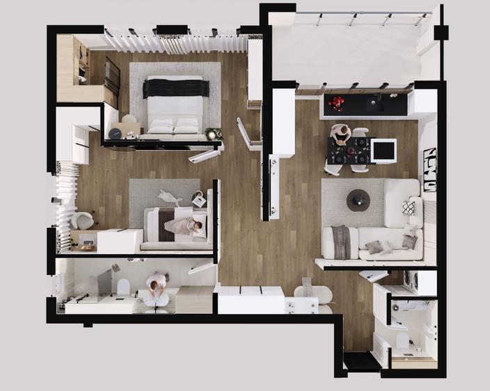 Apartamente noi | Direct de la dezvoltator | Preturi incepand de la 72.648 cu TVA inclus - 6