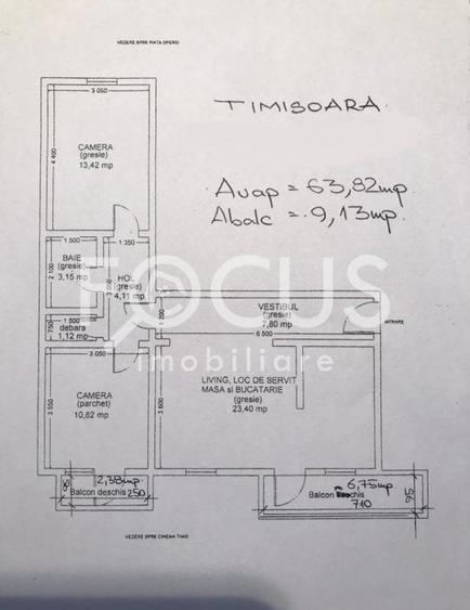 Vand apartament 3 camere Piata Victoriei - ultracentral - 9