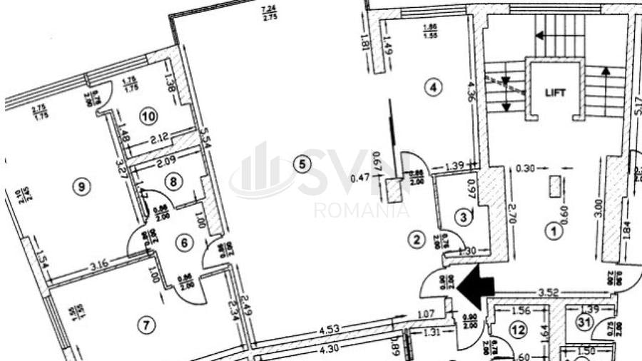 Apartament cu 3 camere decomandat în Iancu Nicolae
