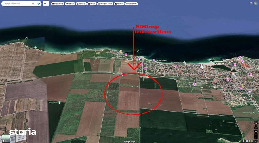 Teren Costinesti 500mp zona Nibiru - Beach Please intravilan - 1
