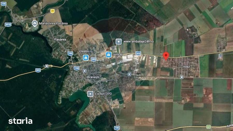Teren intravilan de vanzare , 1000 mp, parcelabil, Islaz - 2