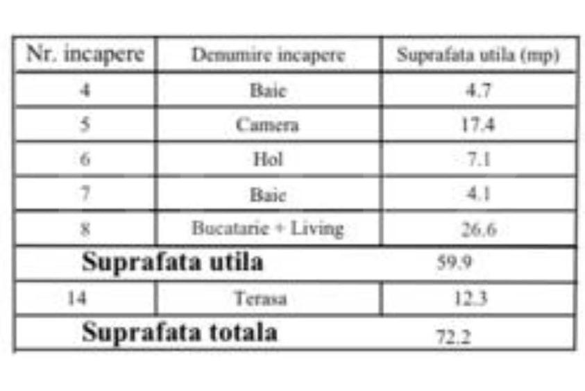 Apartament cu 2 camere în Giroc — fotografia 1