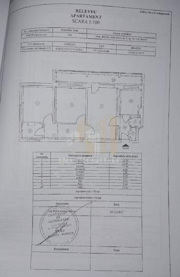 Apartament cu 3 camere semidecomandat, mobilat în Gării