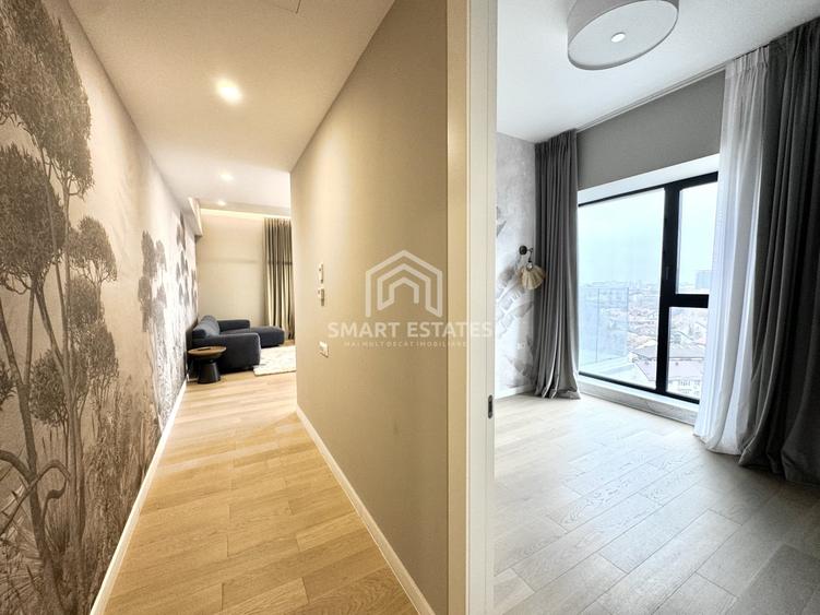 Apartament cu 3 camere, mobilat în Barbu Văcărescu