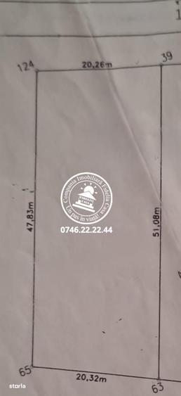 Teren 1000mp intravilan de vanzare Tomesti - 1