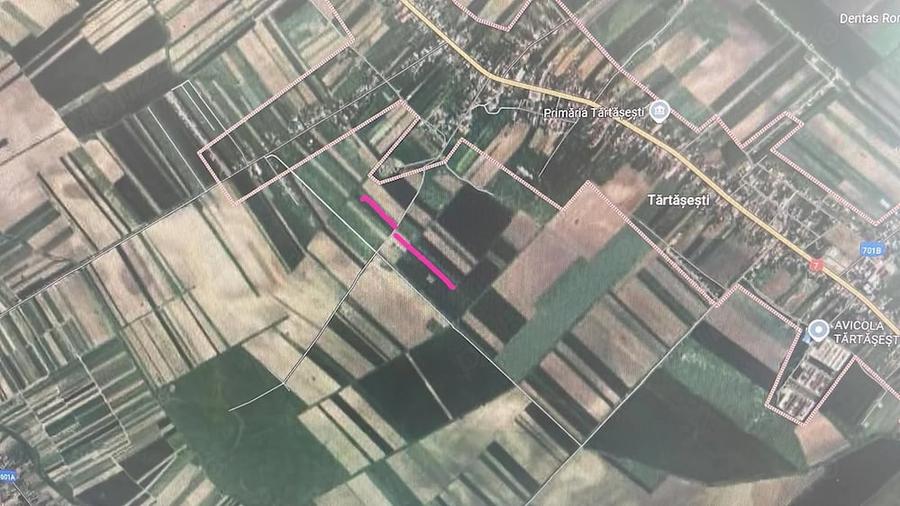 Teren de 10000 mp, în Tărtășești