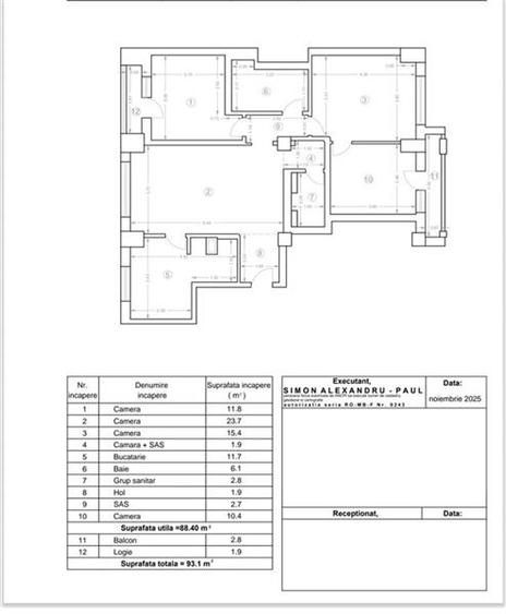 Apartament cu 4 camere decomandat în Unirii