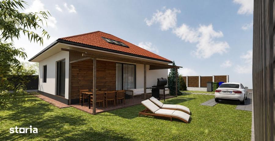 Casă cu 3 camere cu Teren 484 Mp în Prejmer