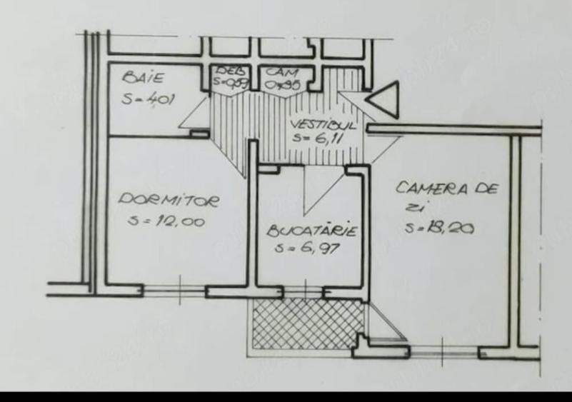 Apartament cu 2 camere în Dristor