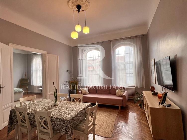 Apartament cu 3 camere decomandat, mobilat în Ultracentral