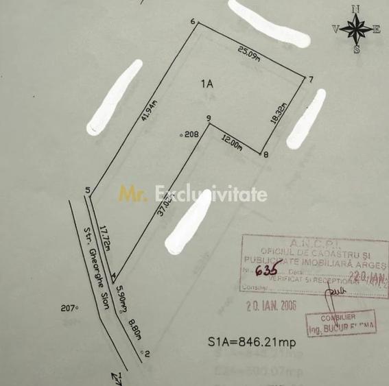 Teren de 846.21 mp, în Găvana