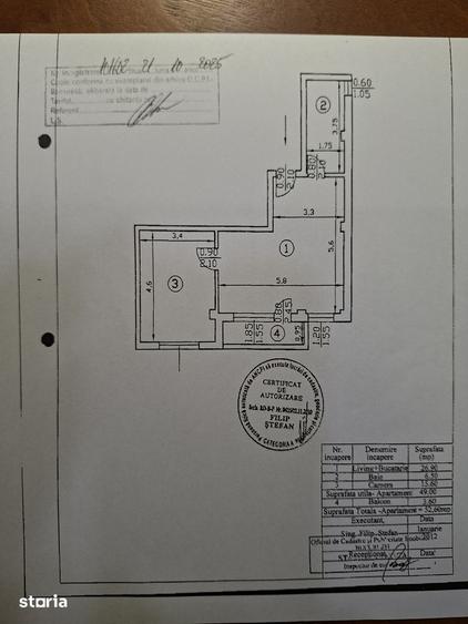 Apartament cu 2 camere semidecomandat în Apărătorii Patriei