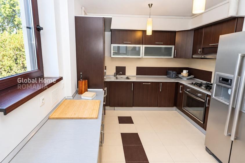 Apartament cu 5 camere decomandat, mobilat în Herăstrău