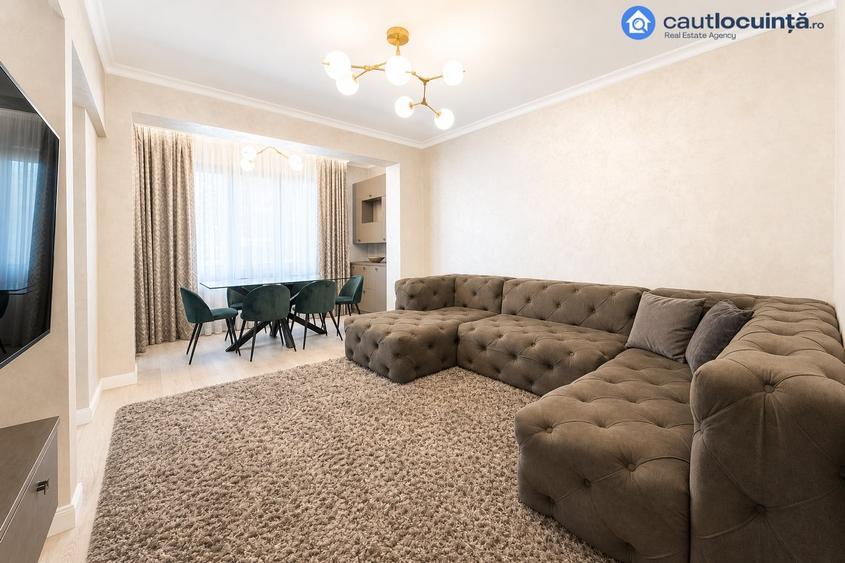 Apartament cu 2 camere, mobilat în Bucureștii Noi