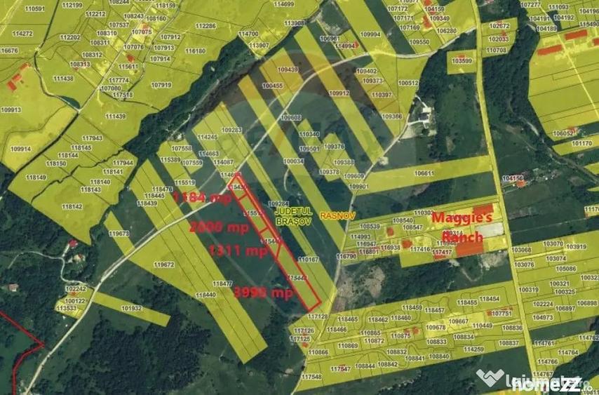 Comision 0! Teren Rasnov- Strada Valea Panicelului, 2263mp - 2