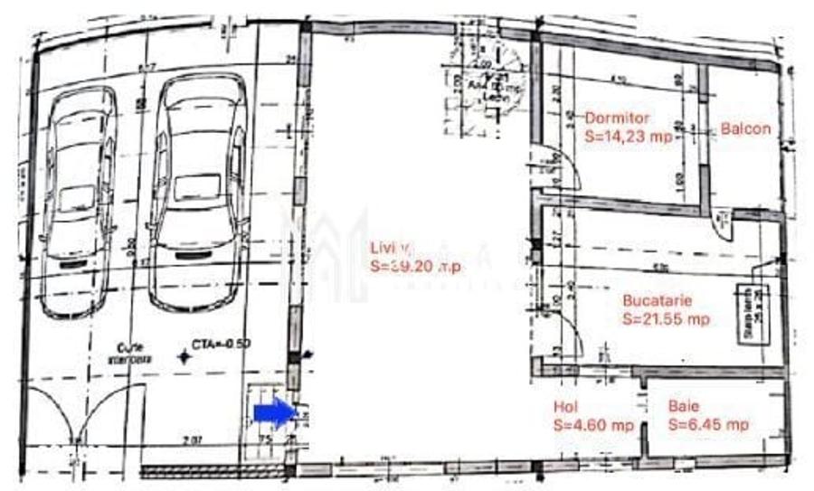 Casă cu 4 camere în Cristian