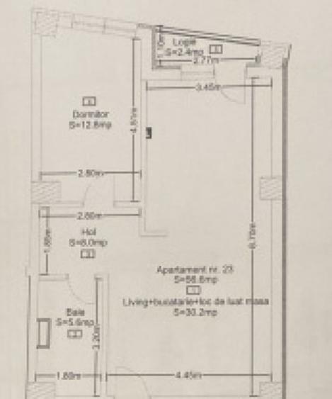 Apartament 2 camere, 56,68mp | Zona Dambul Rotund | Cluj-Nap - 2