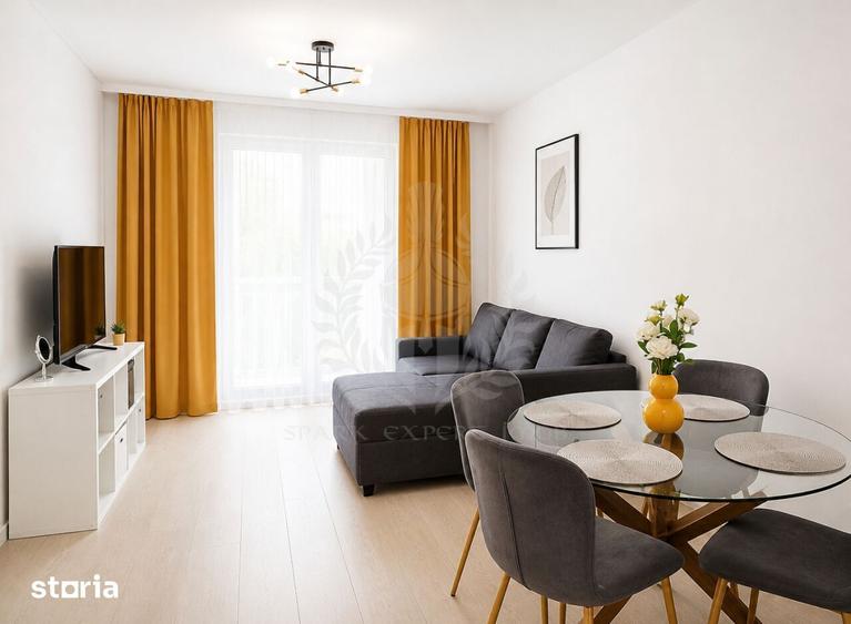 Apartament cu 2 camere decomandat, mobilat în Central