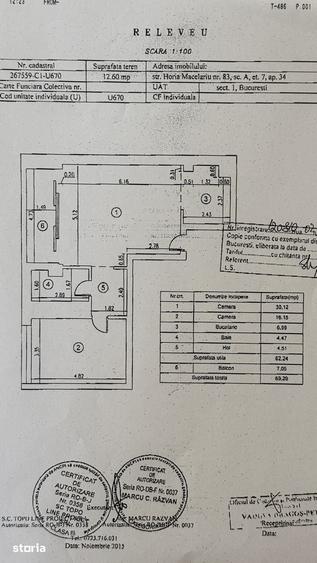 Apartament cu 2 camere în Băneasa