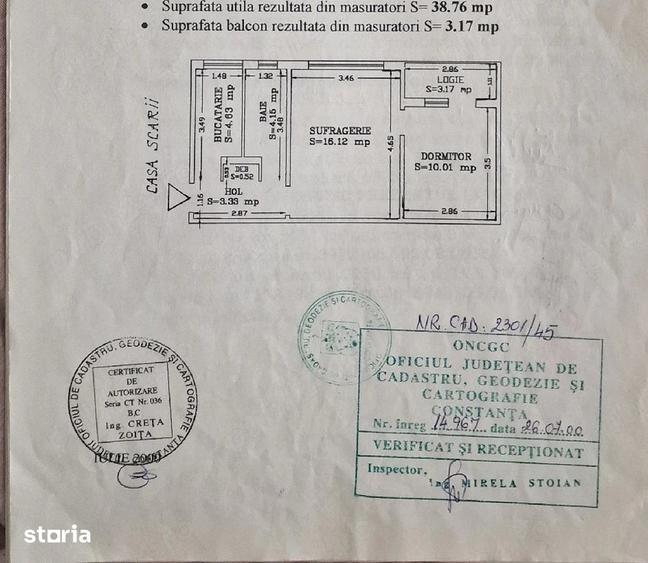 Apartament cu 2 camere, mobilat în Coiciu