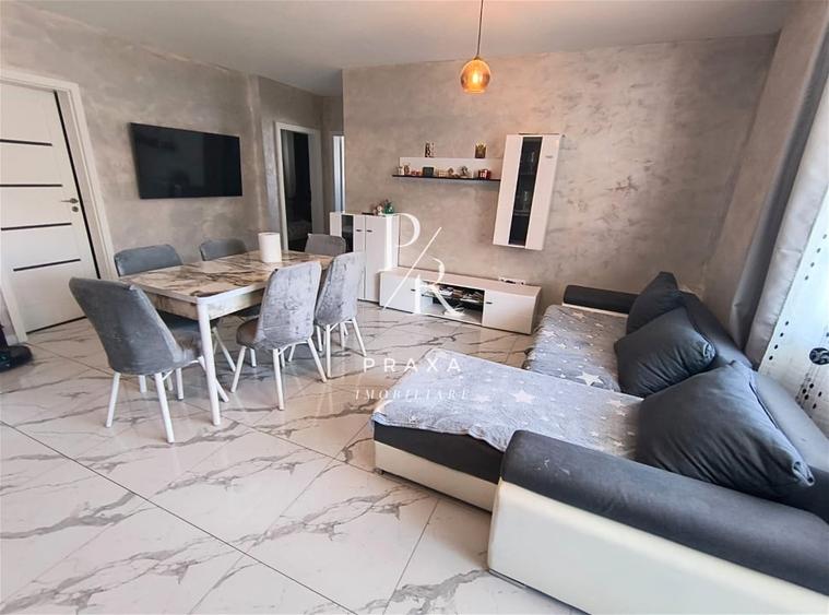 Apartament cu 3 camere semidecomandat, mobilat în Florești