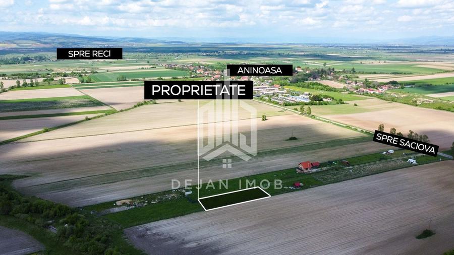 Teren agricol intravilan de 687 mp, în Aninoasa
