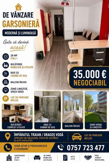 Garsonieră în Central