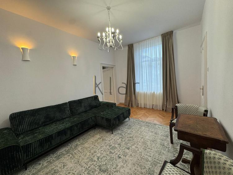 Apartament cu 2 camere, mobilat în Central
