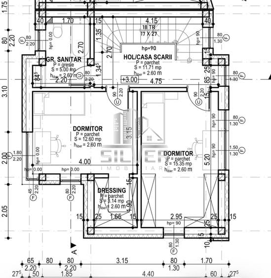 Duplex cu 5 camere cu Canalizare în Câmpului