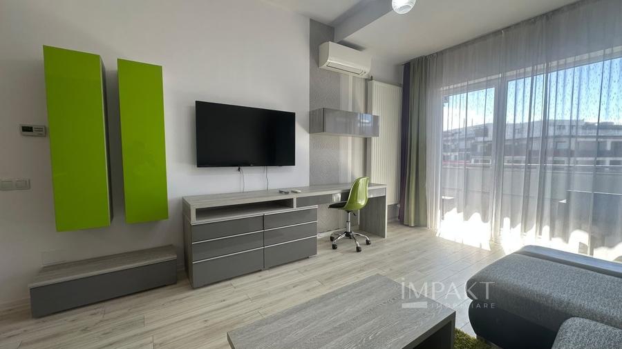 Apartament cu 2 camere semidecomandat, mobilat în Bună Ziua