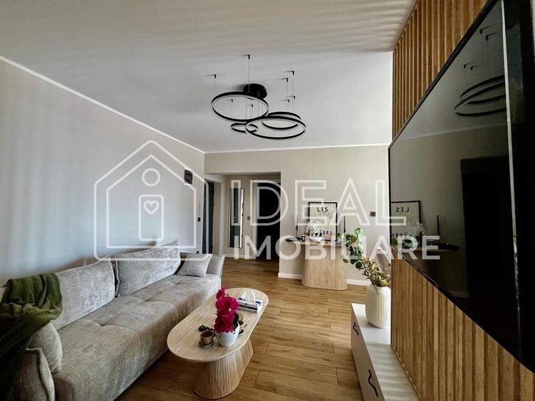 Apartament cu 3 camere semidecomandat în Hipodrom 3