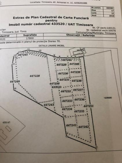 Teren Construcții intravilan de 1200 mp, în Plopi