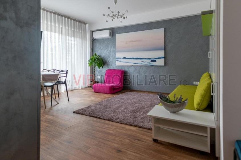 Mamaia Nord, apartament lux, parter cu balcon, zona Lidl-Uzina de pizza - 2