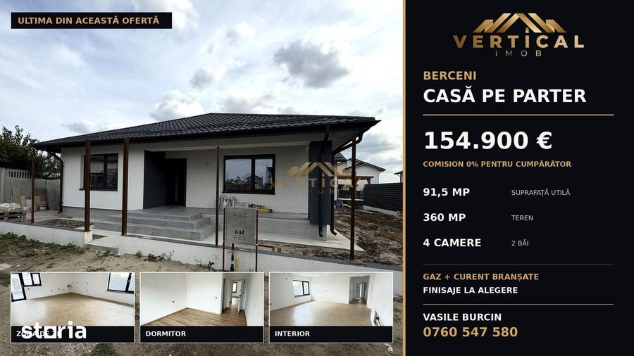 Oferta Berceni: casa parter, 92 mp utili, teren 360 mp | Comision 0% - 2