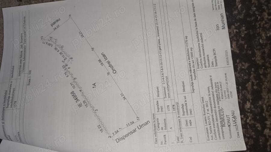 Teren de 150 mp, în Exterior Vest