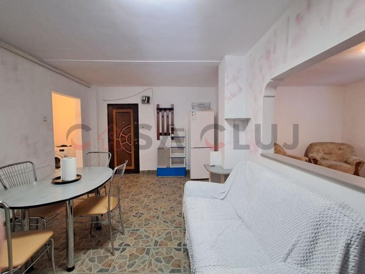 Apartament cu 2 camere semidecomandat, mobilat în Zorilor