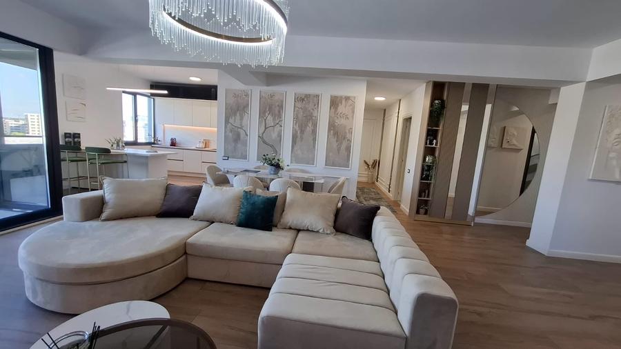 Penthouse 4 camere | Pipera| Terasă spectaculoasă 173 mp | Mobilat complet - 7