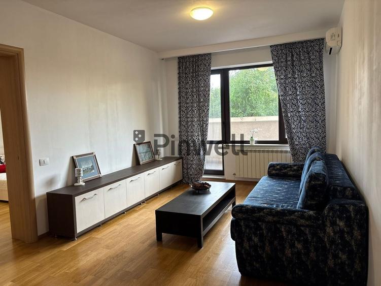 Apartament cu 2 camere semidecomandat, mobilat în Băneasa