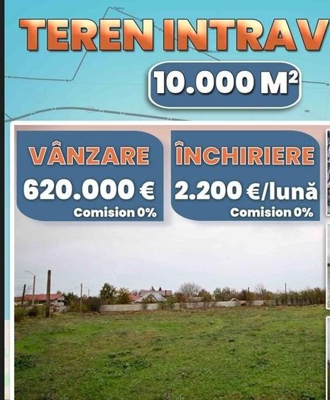 Teren Construcții intravilan de 10000 mp, în Dor Mărunt
